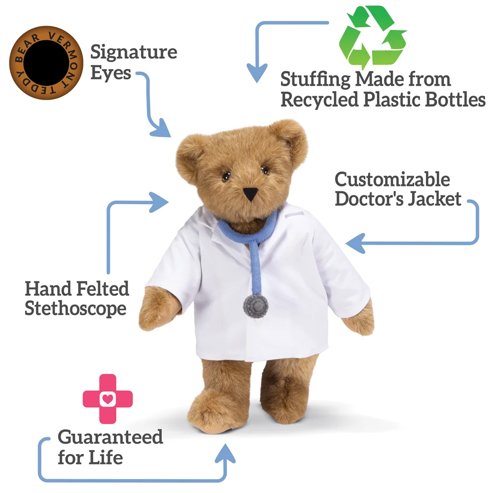 15 In. Doctor Bear - Image 2