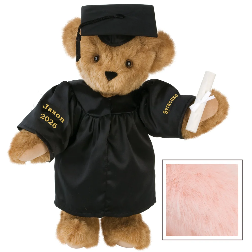 15 In. Graduation Bear in Black Gown - Image 9