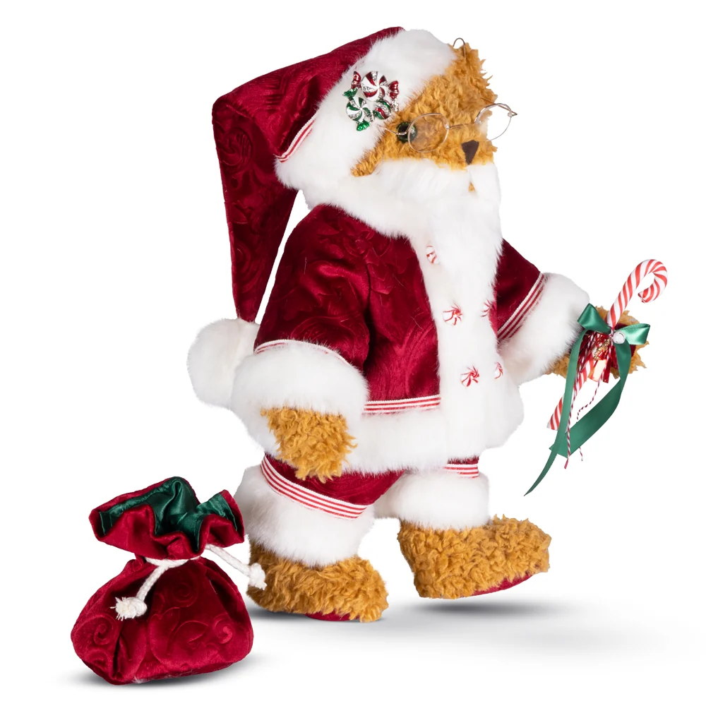 15 In. Limited Edition Candy Cane Santa - Image 3