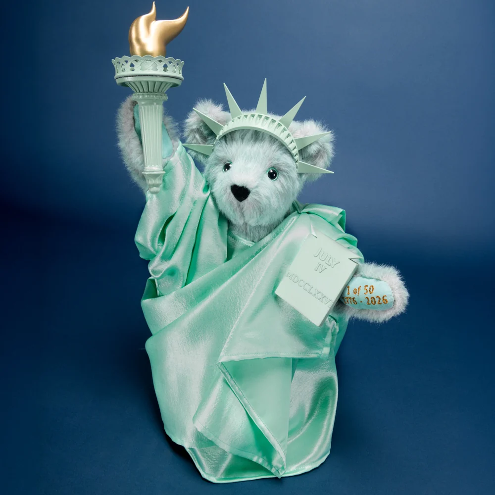 15 In. Limited Edition Statue of Liberty Bear - Image 3