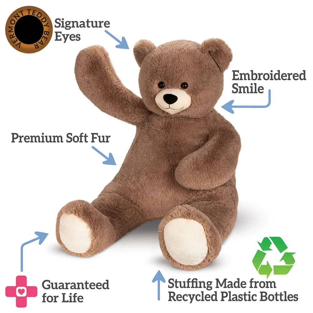 4 Ft. Cuddle Teddy Bear - Image 2