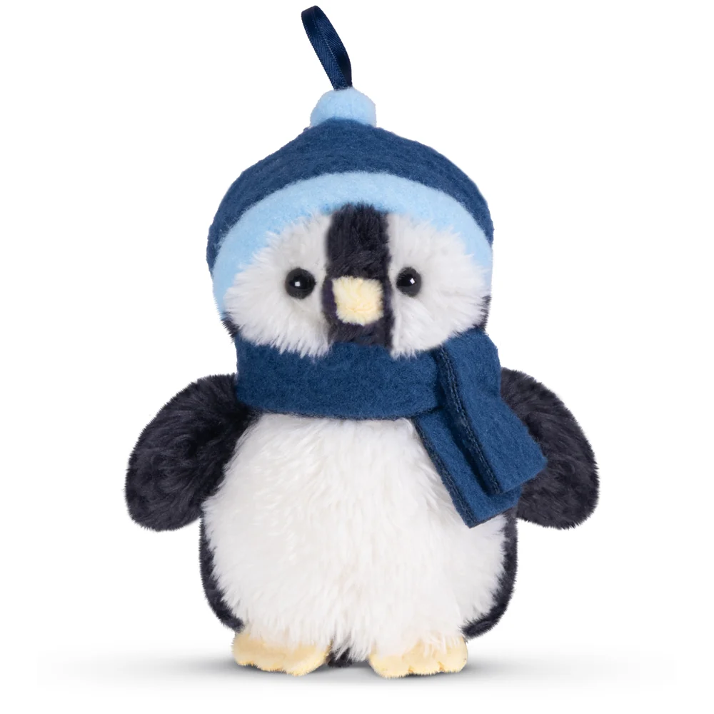 4 In. Arctic Holiday Ornament Set of 5 Penguins - Image 5