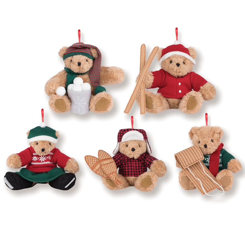 Vintage Inspired Holiday Ornaments - Set of 5 - Image 2