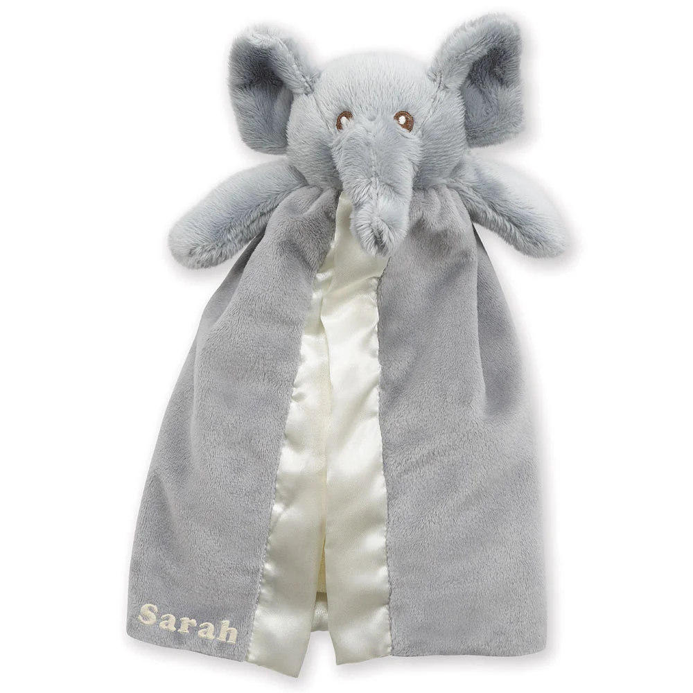Baby Lovey Security Blanket. Elephant - Image 2