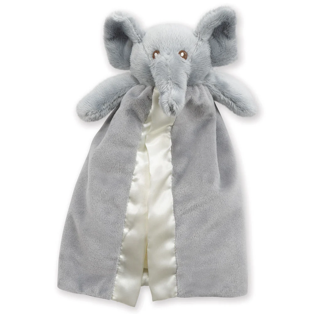 Baby Lovey Security Blanket. Elephant