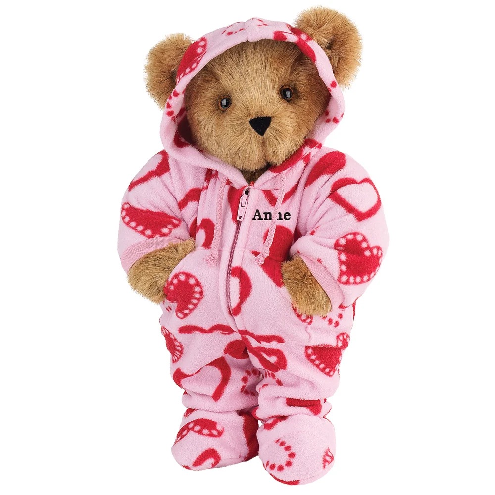 15 In. Hoodie-Footie Sweetheart Bear - Image 2
