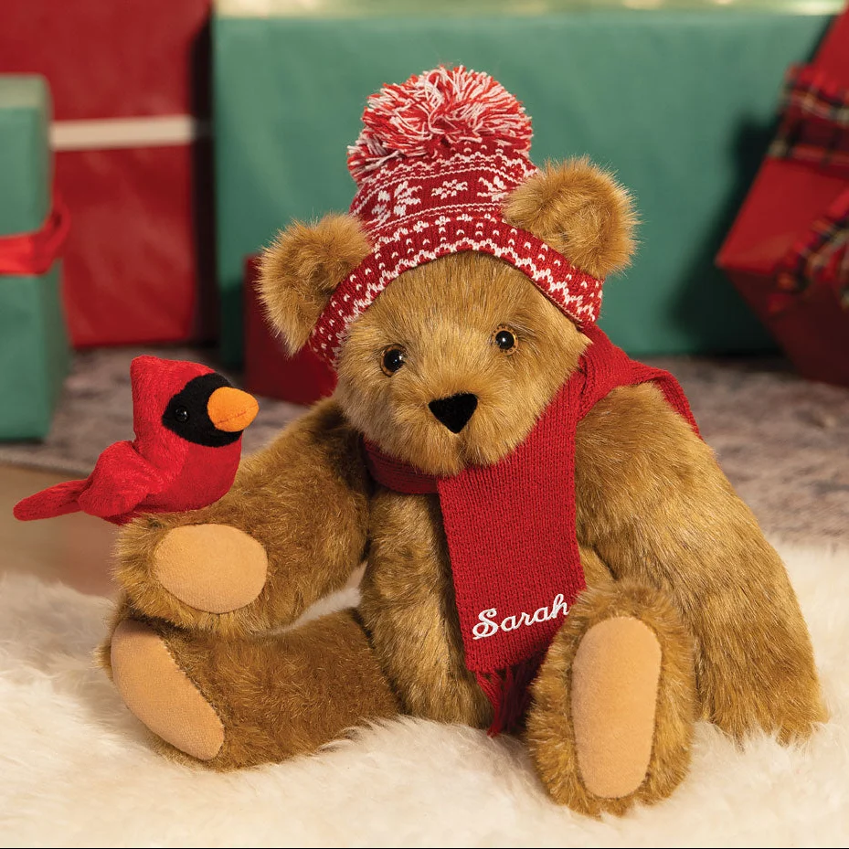 15 In. Season's Greetings Bear - Image 8