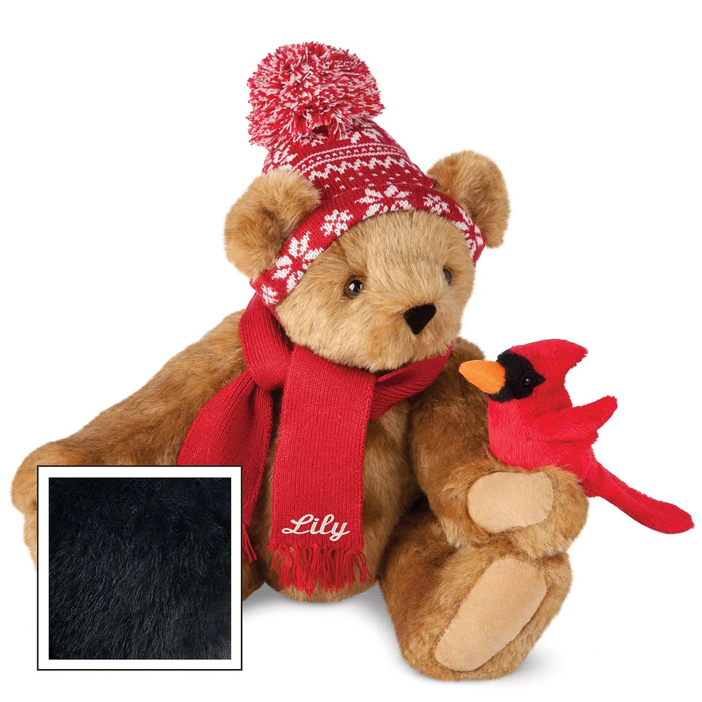 15 In. Season's Greetings Bear - Image 5