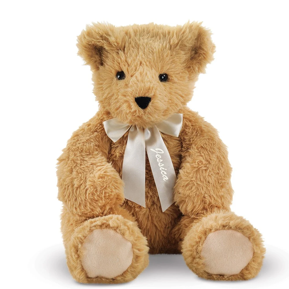 20 In. World's Coziest Bear with Rose Bouquet - Image 4
