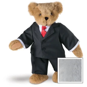 15 In. Business Bear. Black Suit