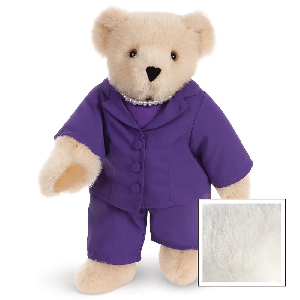15 In. Business Bear. Purple Suit - Image 3